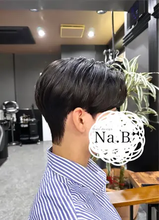 ショート パーマ メンズ Hair design Na.B所属・ジユン 지윤のヘアスタイル