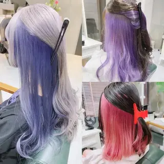 ロング カラー ヘアアレンジ Days 透明感カラーのヘアスタイル