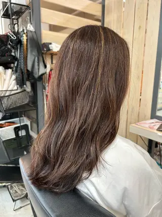 ロング カラー 森 京加のヘアスタイル