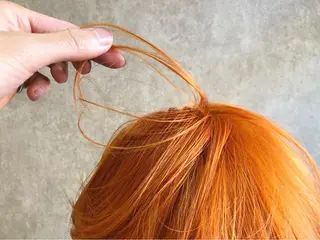 ショート カラー 顔周りレイヤー/韓国 ブリーチminamiのヘアスタイル