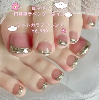 ネイル ラベンダー💖日暮里 ルル💖ネイルのネイルデザイン