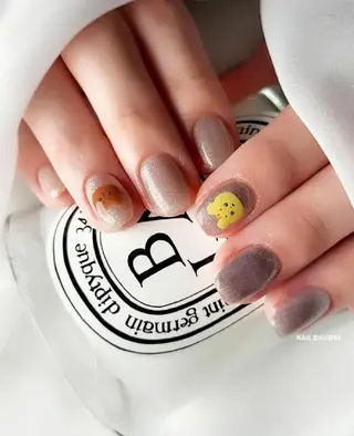 ネイル 3dパーツ/流行り 👧shushu❤️のネイルデザイン