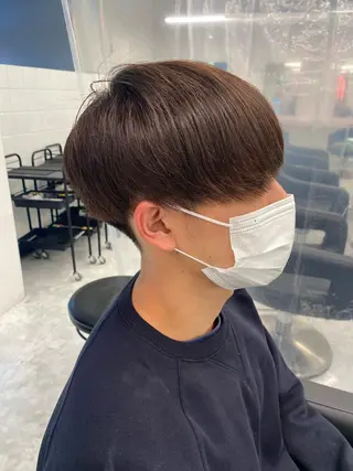 メンズ BABY 艶髪暗髪ヘア💖達人のヘアスタイル