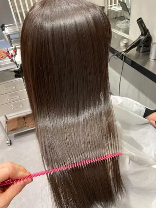 セミロング カラー 豊中/メンズ特化 岡田 龍之介のヘアスタイル