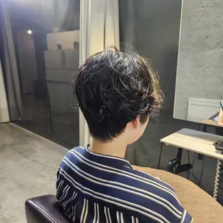 パーマ 滝 菜々子のヘアスタイル