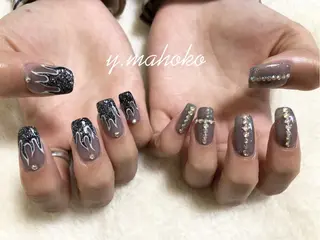 ネイル She nail studio 原宿所属・パラジェル有/ スカルプ/mahoのネイルデザイン