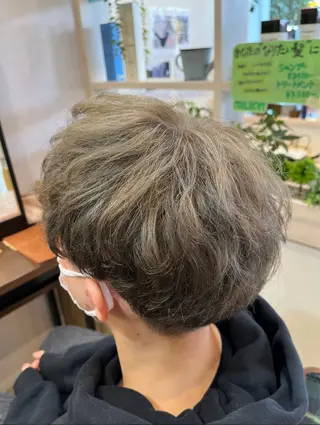 ミディアム メンズ hair MILE.所属・宮武 大樹のヘアスタイル