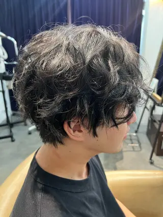 ショート 紙屋町ショート /ボブ　パーマ河内蓮のヘアスタイル