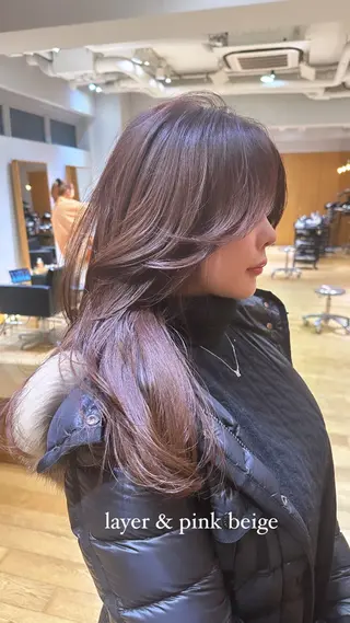 ロング 似合わせカット /パーマ岡本淳平のヘアスタイル