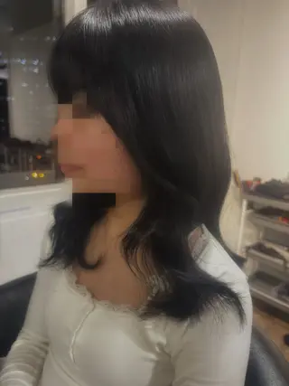 ロング 札幌クロスパーマ /🎀柴田ひな🎀のヘアスタイル