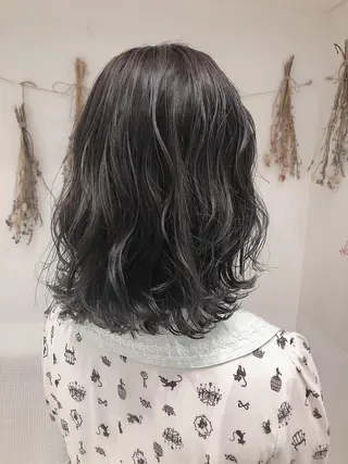 ミディアム カラー はだゆうき @hadadan08のヘアスタイル