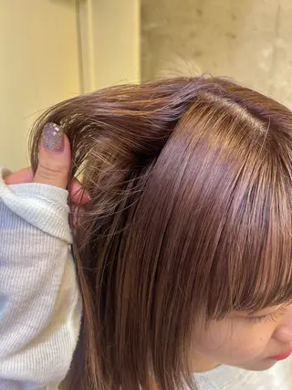 ミディアム カラー 無料ボブカットモデル 様募集中/あいらのヘアスタイル