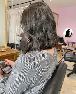 ミディアム カラー MATTY yoshika 🐻のヘアスタイル