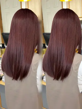 ロング カラー ダブルカラー 🌙ｃｈｉｎａｒｉのヘアスタイル