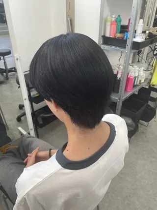 ショート メンズ トレンド暖色ヘア🍒 miu🍒のヘアスタイル