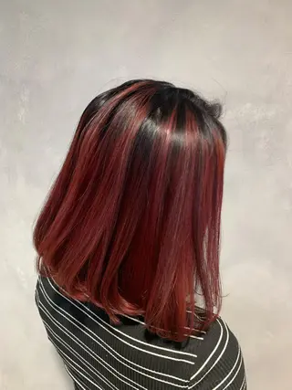 ミディアム カラー 岩本 栄輝のヘアスタイル