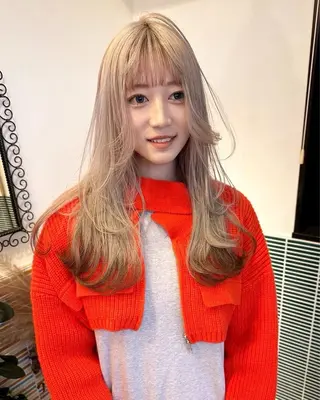 カラー 原宿/ハイトーン ⭐︎airi⭐︎のヘアスタイル