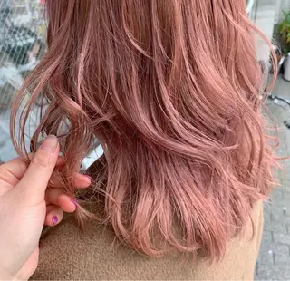 セミロング カラー KEEN吉祥寺所属・ハイトーンレイヤー 吉祥寺/nana🎀のヘアスタイル