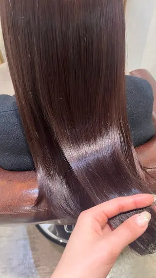 セミロング カラー 🎀RUI/髪質改善 /美髪矯正/艶カラーのヘアスタイル