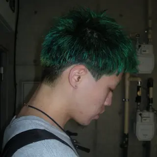 ショート カラー メンズ GATTACA所属・太陽 GATTACAのヘアスタイル