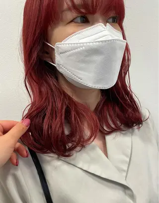 セミロング カラー tablier所属・北名古屋 /美容院カフェのヘアスタイル