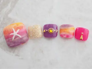 ネイル ネイルPetit Ribbonのネイルデザイン