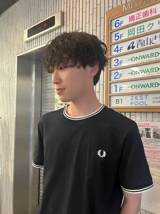 メンズ 🦋女子ウケメンズ パーマYUI🦋のヘアスタイル