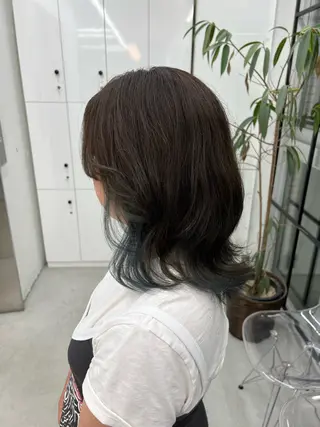 ミディアム カラー あすか JILLSTUDIOのヘアスタイル