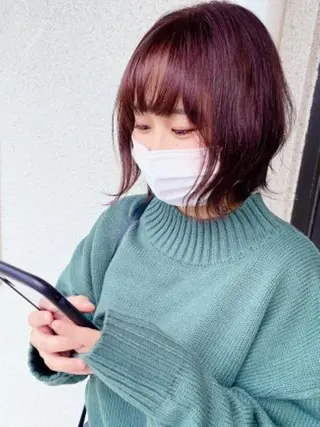 カラー 透明感のあるカラーが 得意／長谷川 健太のヘアスタイル