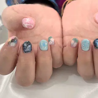 ネイル MODA MANAMIᵕ̈のネイルデザイン