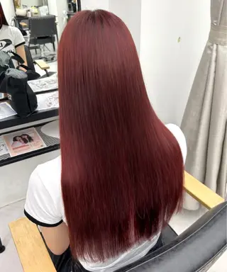 セミロング カラー パーマ ヘアアレンジ メンズ mona/ ストレートスタイル✨のヘアスタイル