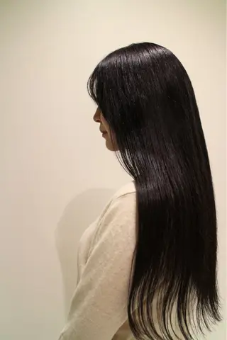 ロング カラー カーリーパーマ/ 透明ｶﾗｰ/MIKUのヘアスタイル