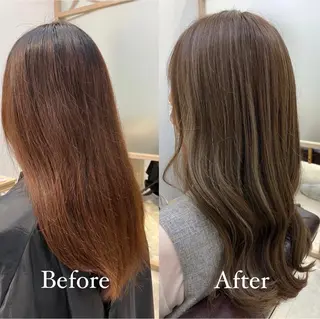 ロング カラー 寺崎 琴音のヘアスタイル