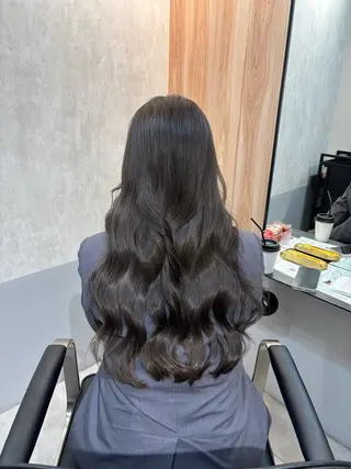 ロング カラー ✨津田佐功/兵庫三宮 /カラー/縮毛矯正✨のヘアスタイル