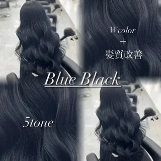 ロング カラー ヘアアレンジ 韓国レイヤーカット /韓国トレンドカラーのヘアスタイル