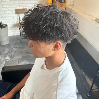 ショート パーマ メンズ B TECH by Zen【ビーテックバイゼン】所属・メンズパーマ/京都駅 /メンズ/奥村航平のヘアスタイル