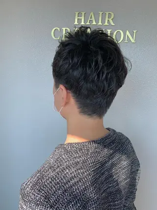 ショート メンズ 三野 沙也のヘアスタイル
