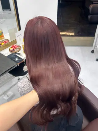 セミロング カラー IS所属・横浜美容室/透明感 カラー/レイヤーのヘアスタイル