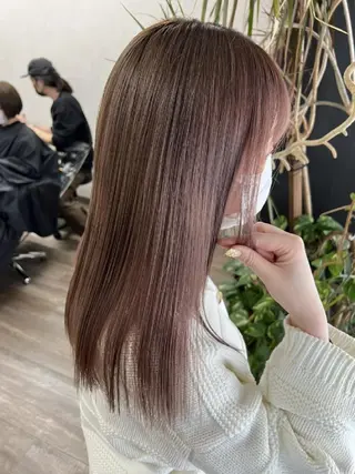 カラー セミロング ⭐️メンズ/ショート りゅうしんのヘアスタイル