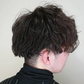 メンズ カラー パーマ ヘアアレンジ ブリーチ/ヘアケア/ 艶髪/イギチハルのヘアスタイル