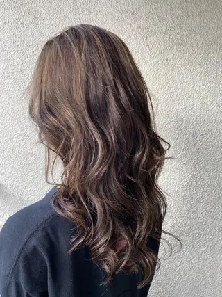 ロング 🌟髪質改善ケアカラ ー美髪縮毛矯正y🌟のヘアスタイル