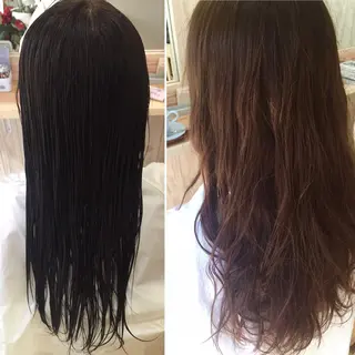 ロング パーマ Hair＆ＭakeEPIC所属・hair &make EPICRUMIのヘアスタイル