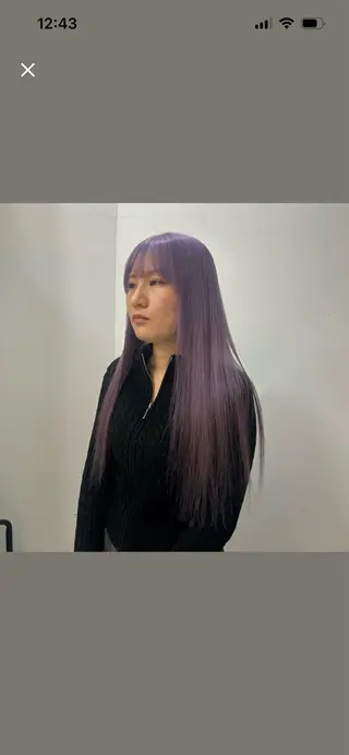 カラー 🍓垢抜けハイトーン 🍓HINAのヘアスタイル