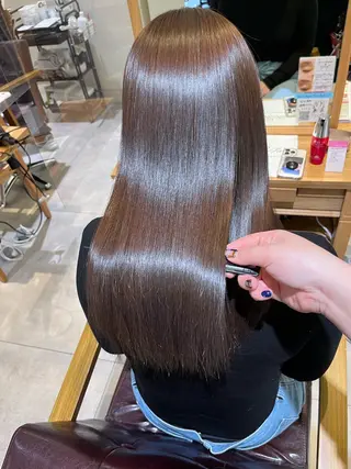 セミロング パーマ BLENDby happiness所属・KAORU/絹髪 /髪質改善/奈良のヘアスタイル