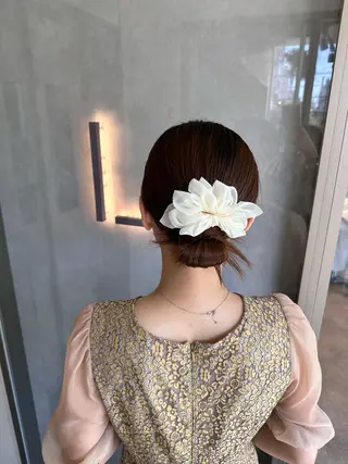 ヘアアレンジ 韓国風/オシャレ /縮毛矯正/滝口琴未のヘアスタイル