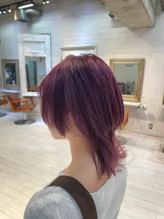 ミディアム カラー liko by maris所属・髪質改善／ブリーチ 宮武　湧斗のヘアスタイル