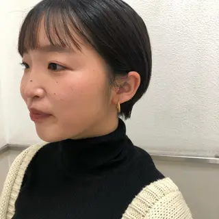 ショート 細川 夕利亜のヘアスタイル