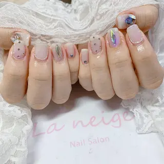 ネイル La neige* yuki 🥯🍑のネイルデザイン