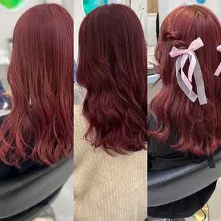 セミロング カラー ヘアアレンジ 愛されカラー🩷 はるなのヘアスタイル