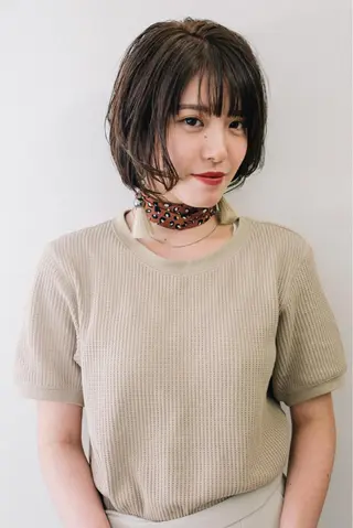 ショート カラー 千葉 慎也のヘアスタイル